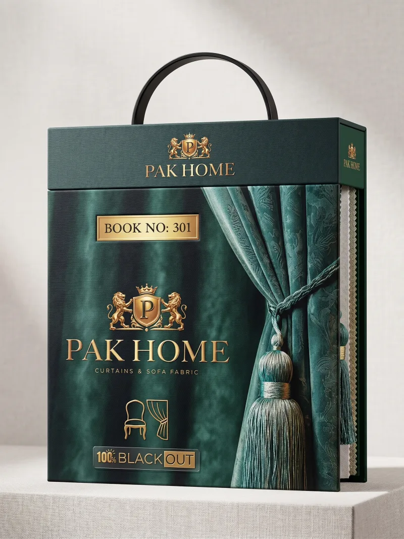 Book 301 — Textured blackout curtain fabric sample book