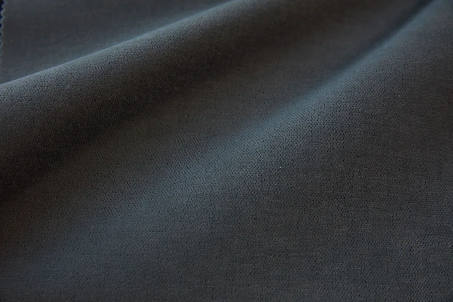 Wave Style Blackout Curtains fabric close-up