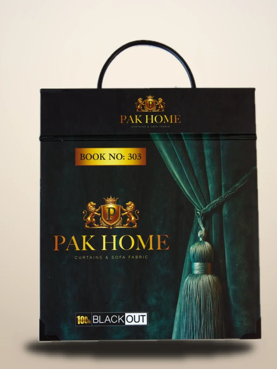 Pak Home book number 303, Jacquard blackout curtain fabric
