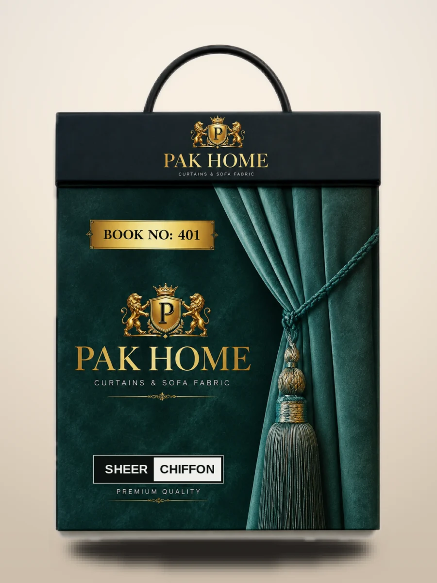 Pak Home book number 401, Chiffon sheer curtain fabric
