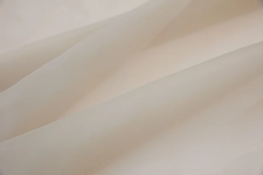 Catalogue 401 shade 401-06, Khaki Plain chiffon sheer curtain fabric